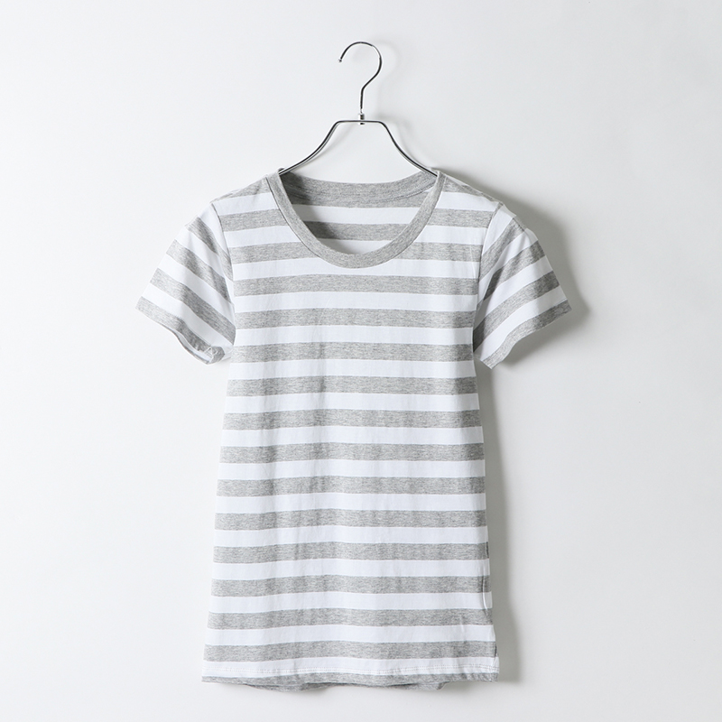 4.3ozレディースボーダーTシャツ