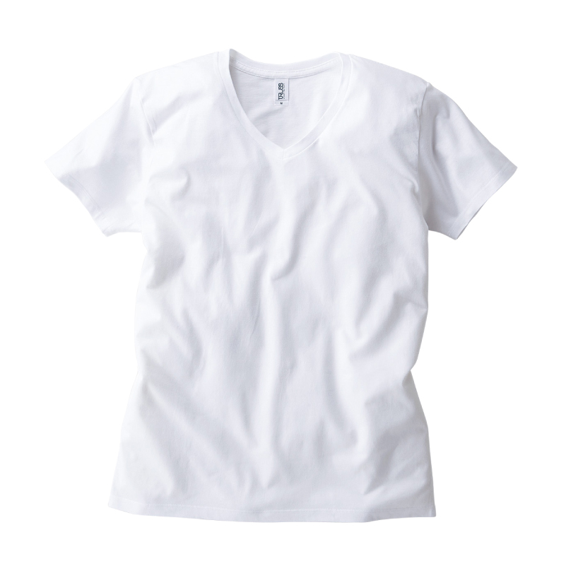 4.3ozスリムフィットVネックTシャツ