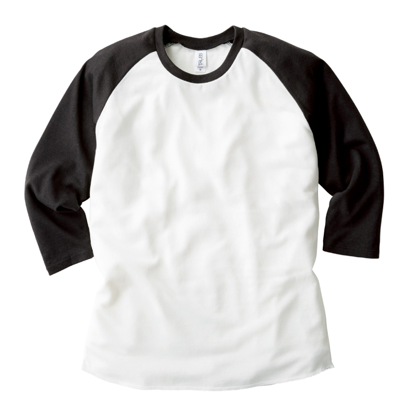 4.4ozトライブレンドラグラン7分袖Tシャツ