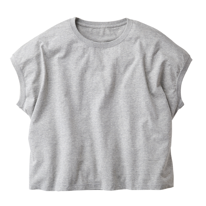 4.3ozスリーブレスワイドTシャツ