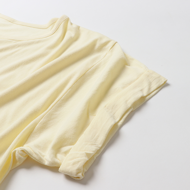 3.8ozレディースロールアップTシャツ