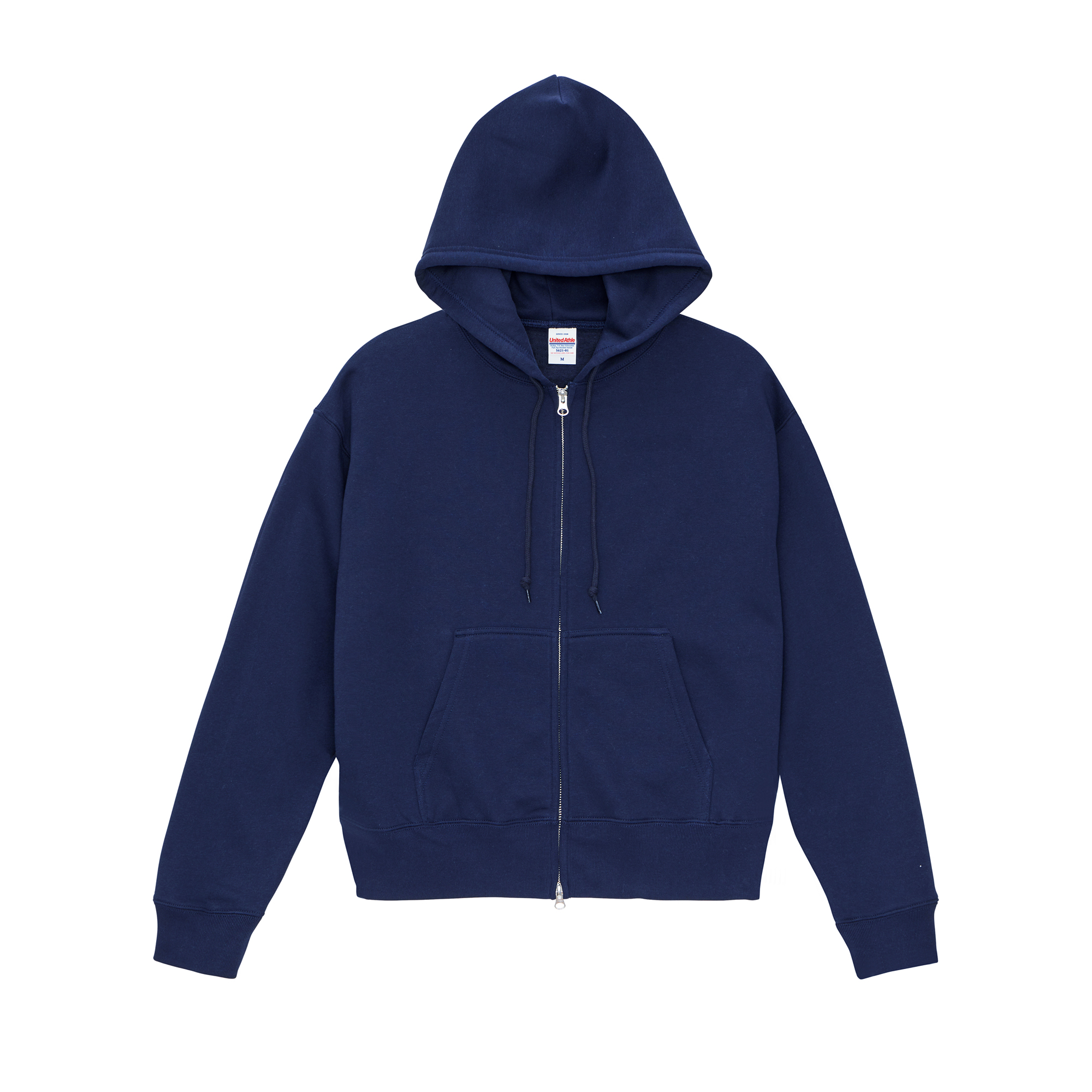 10.0ozTCボックスシルエットフルジップパーカー