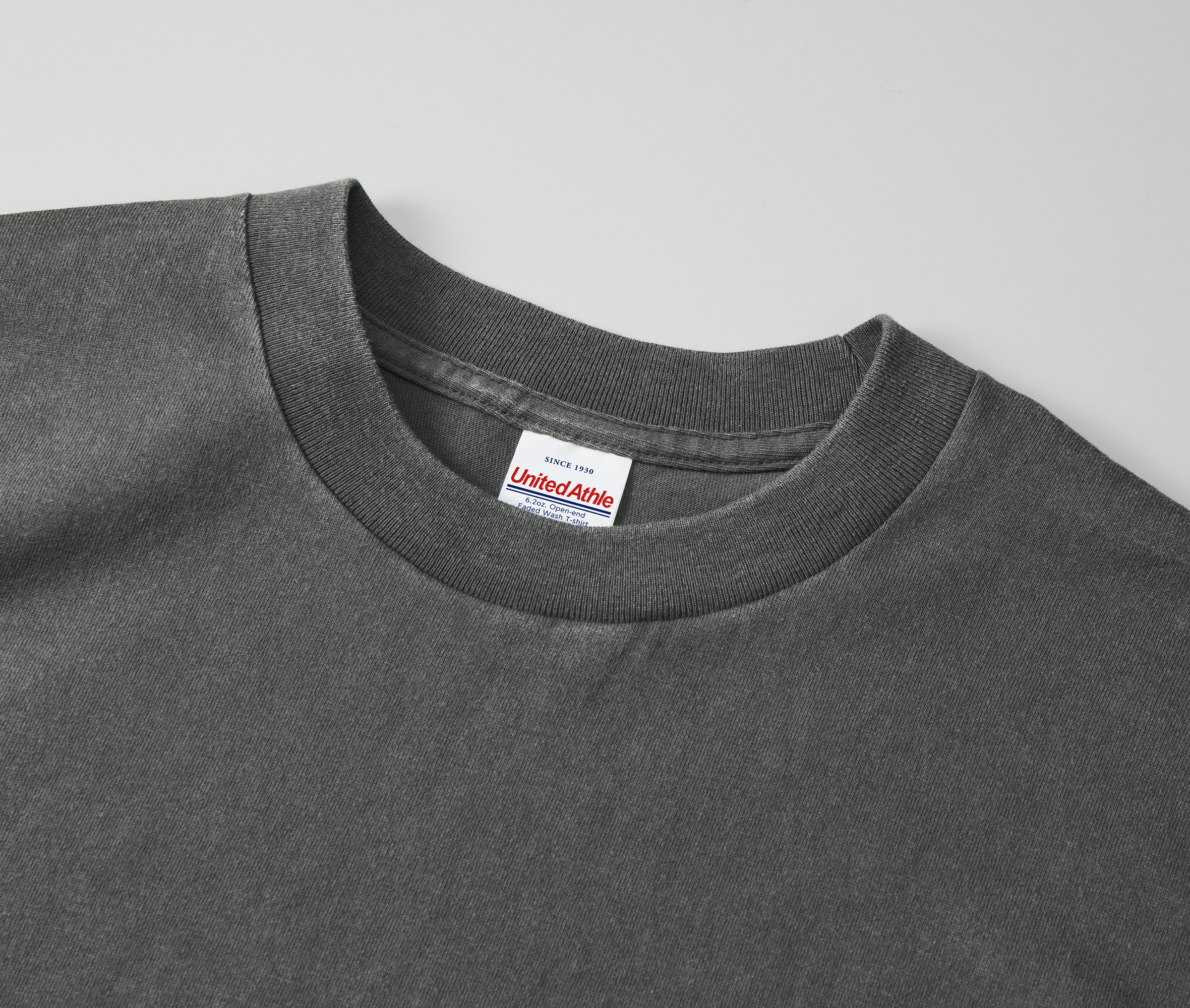 6.2ozオープンエンドフェードウォッシュTシャツ