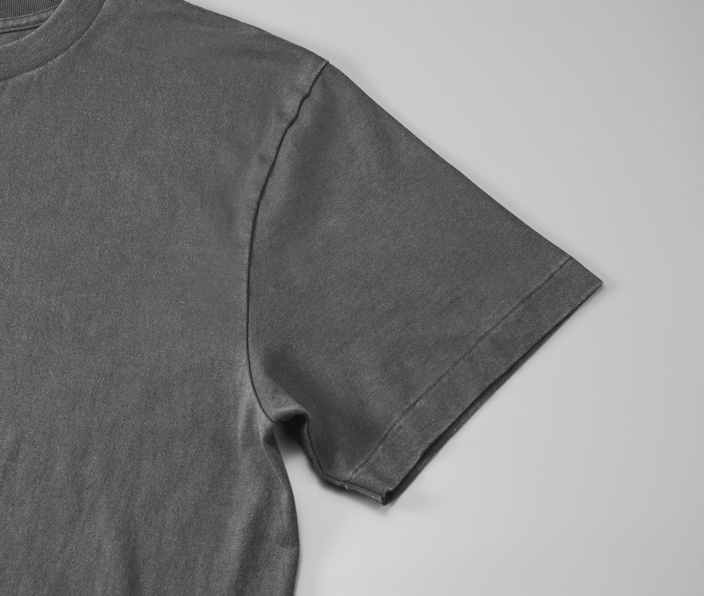 6.2ozオープンエンドフェードウォッシュTシャツ